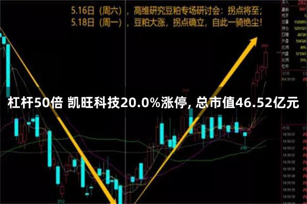 杠杆50倍 凯旺科技20.0%涨停, 总市值46.52亿元