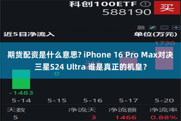 期货配资是什么意思? iPhone 16 Pro Max对决三星S24 Ultra 谁是真正的机皇？